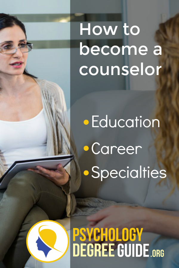 How to become a counselor