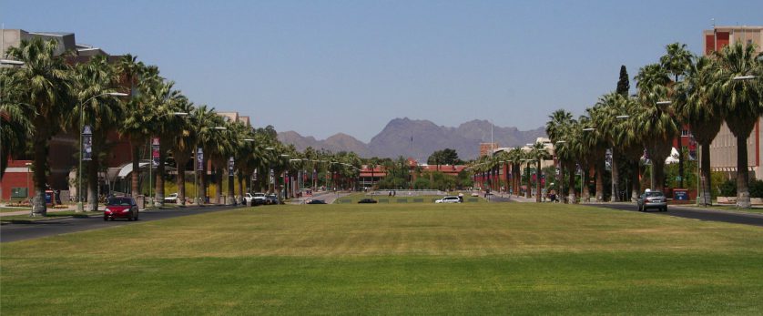 University of Arizona front lawn