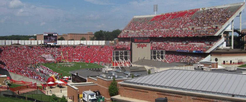 Chevy Chase Field at Byrd Stadium at the University of Maryland College Park