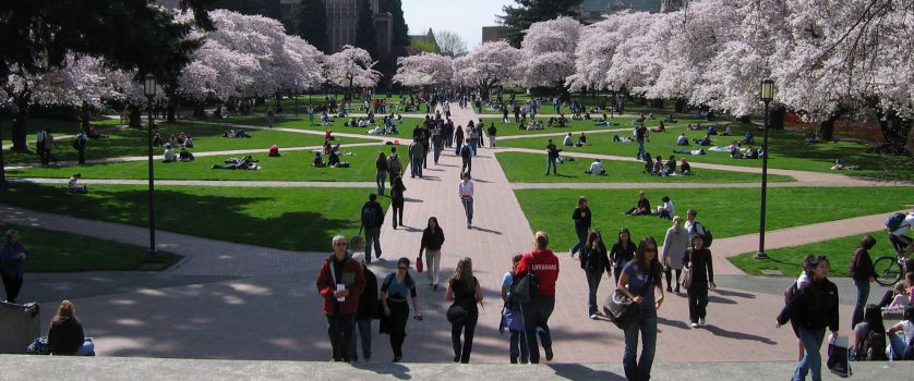 University of Washington in Spring