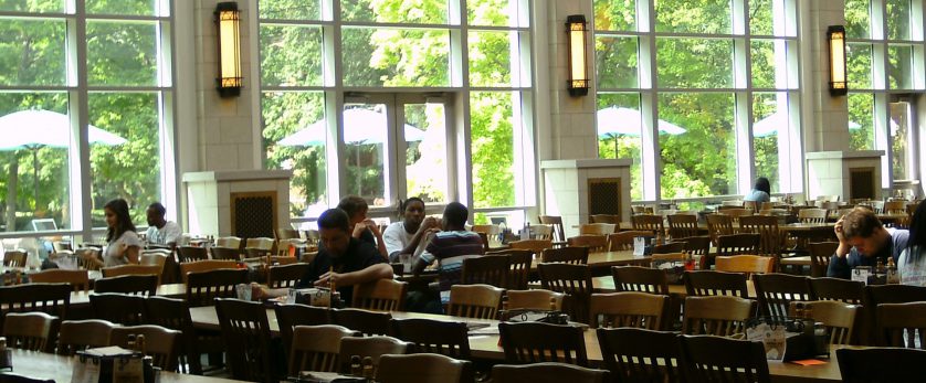 The Commons Center dining hall at Vanderbilt University