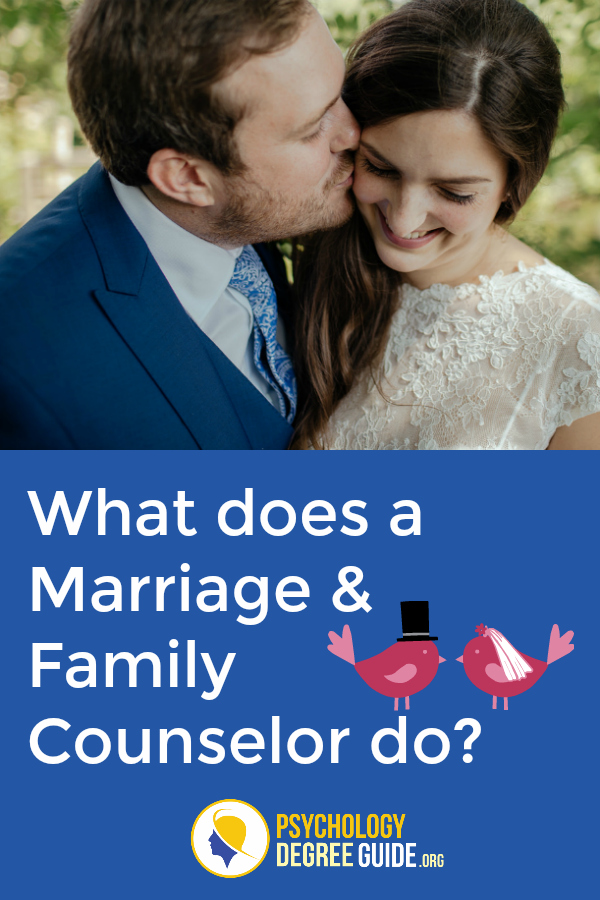 What does a marriage and family counselor do?