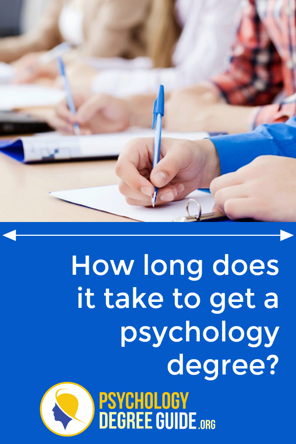 How long does it take to get a psychology degree?